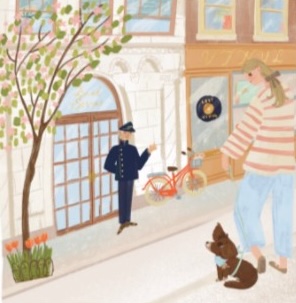 Illustration from Small Dog, Big City