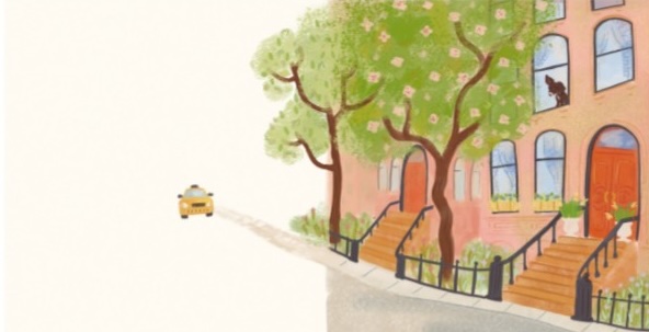 West Village brownstone street